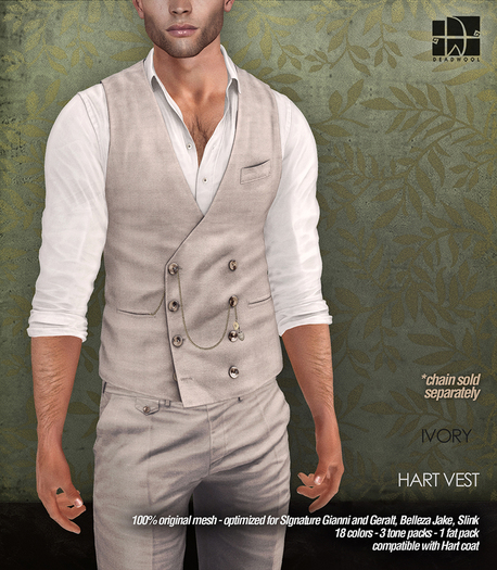 [Deadwool] Hart vest - ivory
