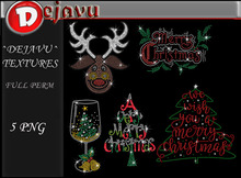 ^^Dejavu^ Full Perm Rhinestone Christmas    Png 04