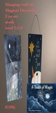 Holiday hanging wood art-bag