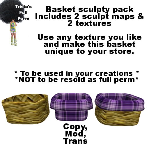 Basket Sculpty Pack (BOXED)
