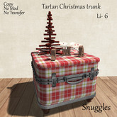 Tartan Christmas trunk By Snuggles Boxed