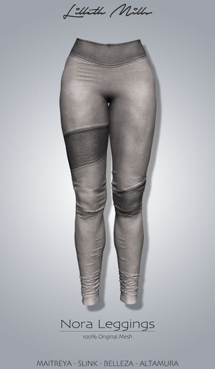 LM NORA Leggings - Suede - Grey