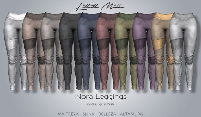 LM NORA Leggings - Suede - MULTIPACK