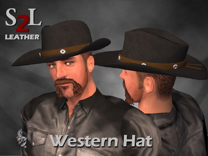 S2L Western Hat - black BOX