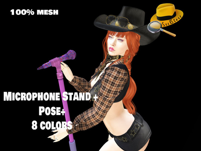 *Seek* Microphone Stand + Pose+8 colors