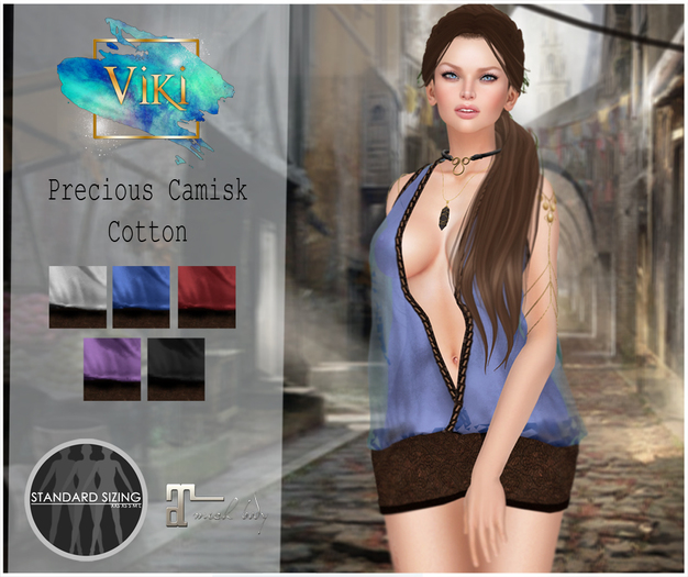 .Viki.Precious Camisk - Cotton