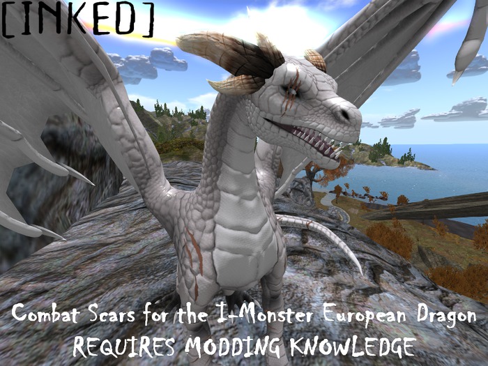 [INKED] Battleworn European Dragon Scars