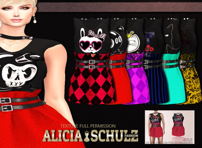 [Alicia Schulz] Texture for [DM]Full Perm 48 skirt set 1
