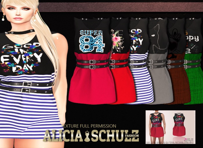 [Alicia Schulz] Texture for [DM]Full Perm 48 skirt set 2