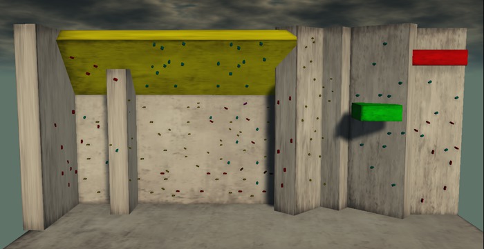 Lop backdrops the Wall