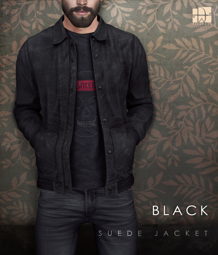 [Deadwool] Suede jacket - black