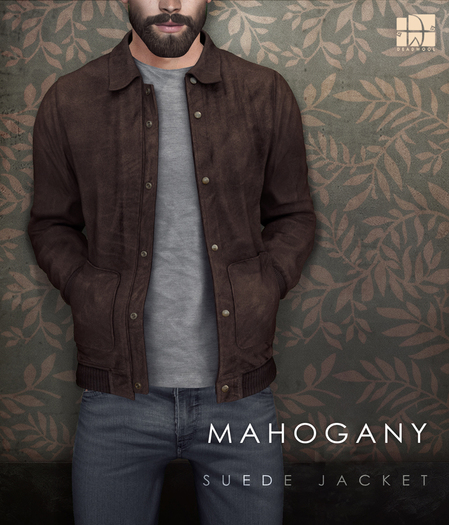 [Deadwool] Suede jacket - mahogany