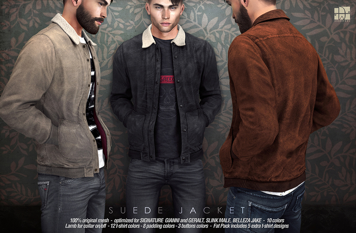 [Deadwool] Suede jacket - Fat pack