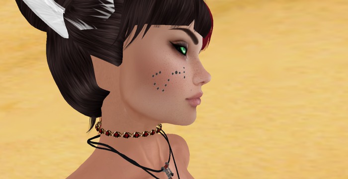 Scorpion beauty marks