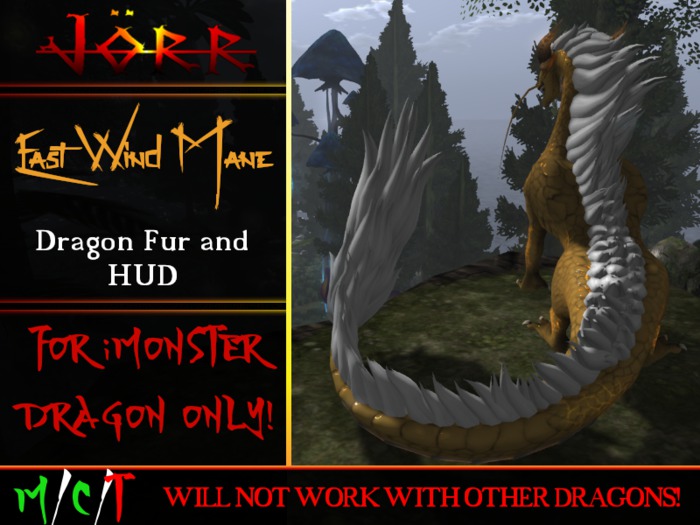 [Jörr] East Wind Mane for iMonster EUROPEAN Dragon! i monster