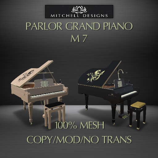 Parlor Grand Piano M7 v2.6