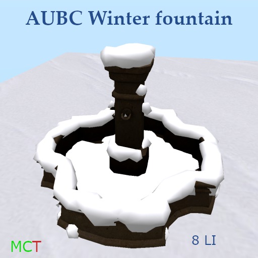 AUBC Winter Fountain /boxed