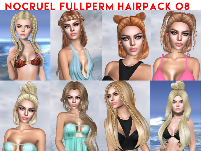 NoCruel - FULL PERM HAIRPACK 08