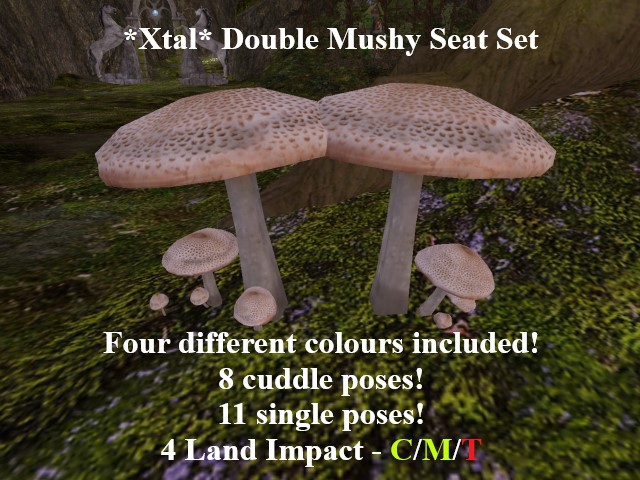 *Xtal* Double Mushy Seat Set