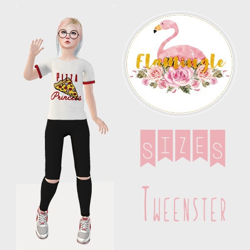 .::Flamingle Pizza Princess Outfit 