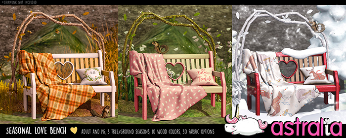 Astralia - Seasonal Love bench (PG)