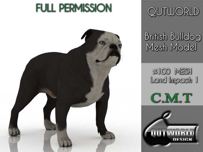 .::QUTWORLD British Bulldog Mesh Model::.FP 