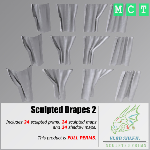 Sculpted Drapes 2 [FULL PERMS]