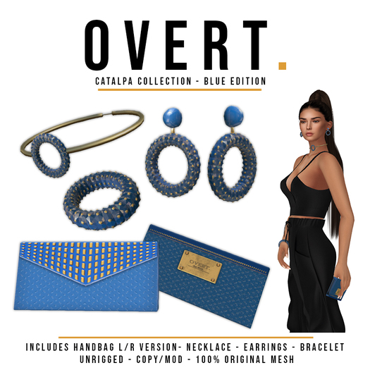 Overt. Catalpa Collection - Blue (Wear to Unpack)