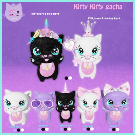 *CK* Kitty Kitty gacha kittycorn white
