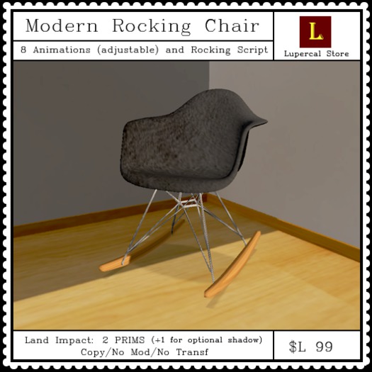 50%OFF ~BLACKFRIDAY~ Lupercal Store - Modern Rocking Chair - Gray