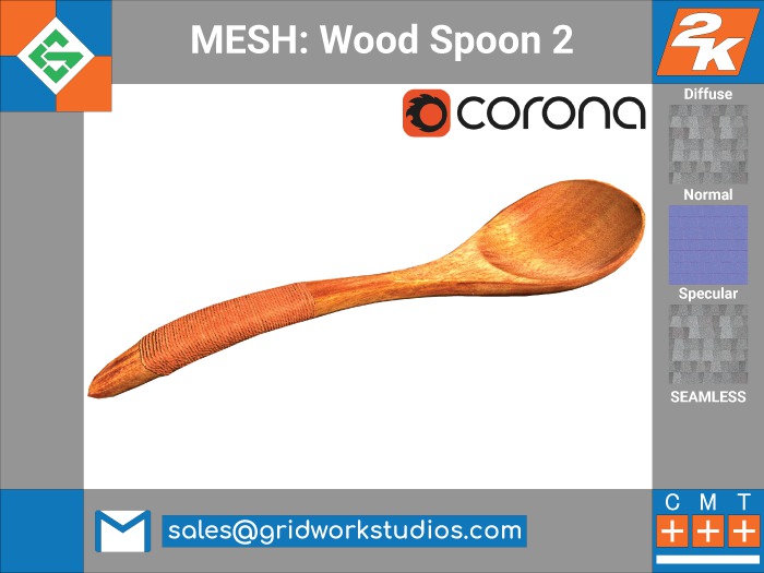 MESH: Wood Spoon 2