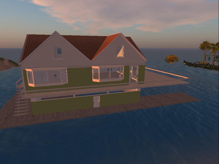 Boat/Seaplane House Open Plan Seafoam