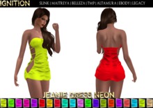 Ignition Jeanie Dress Neon