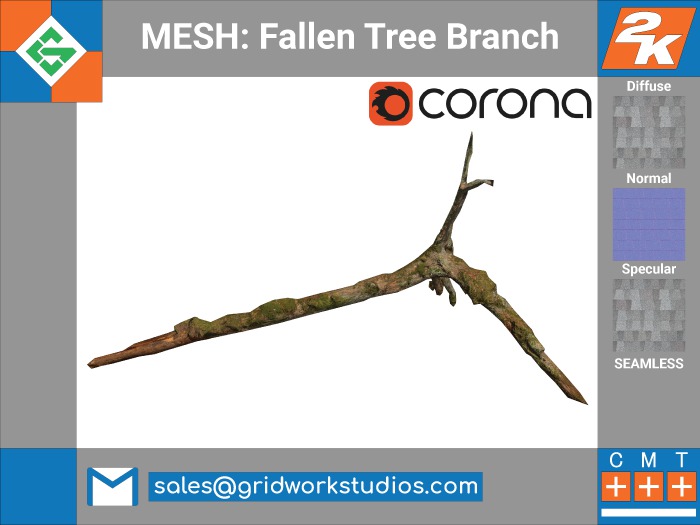 MESH: Fallen Tree Branch