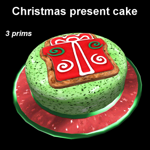 Christmas present cake