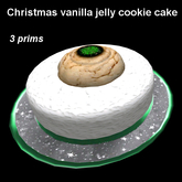 Christmas vanilla jelly cookie cake