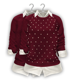 erratic / kim - top / burgundy (maitreya,lara petite)
