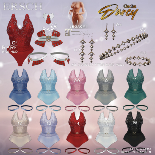 01. ERSCH - Darcy Gacha {Legacy} Bodysuit RARE
