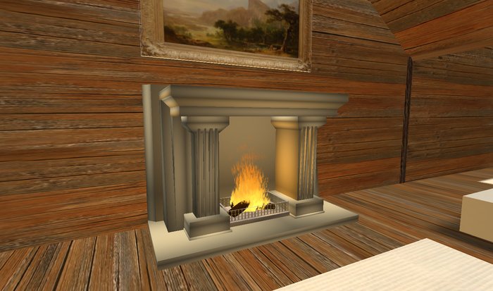 Fireplace Classic  Sculpted  4 prims
