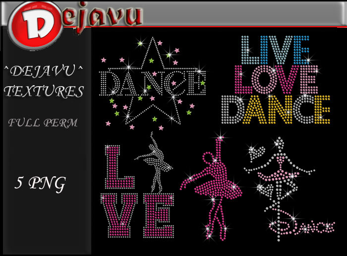^^Dejavu^ Full Perm Rhinestone Dance  Png 01