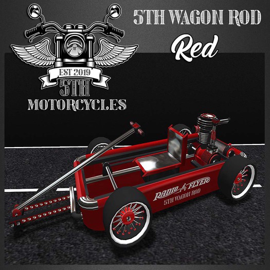 5TH~  Wagon Rod ( Red ) PROMO PRICE! 