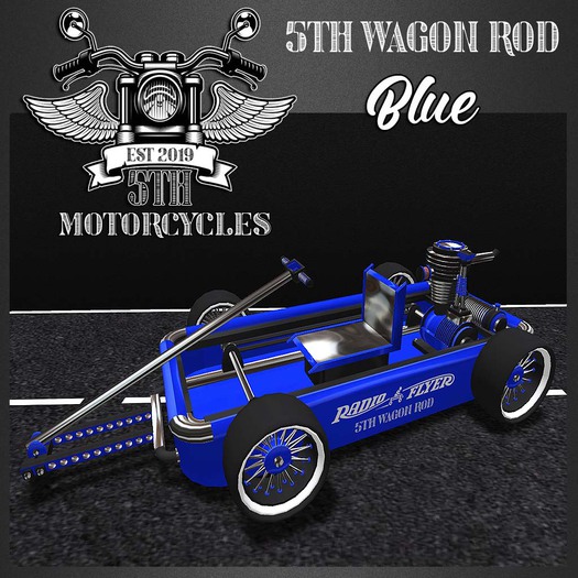 5TH~  Wagon Rod ( Blue )