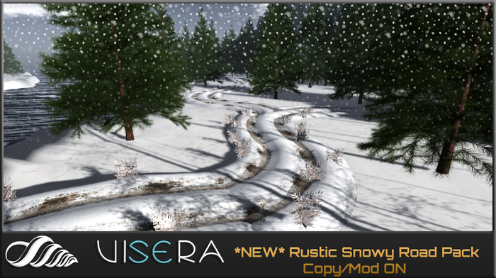 *NEW* Rustic Snowy Road (5 Different) Pack (WINTER EDITION) 