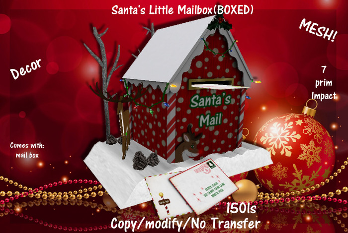Santa's Little Mailbox(BOXED)