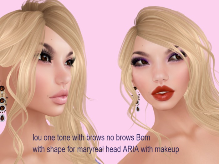 Lou tone 11 with makeup bomA