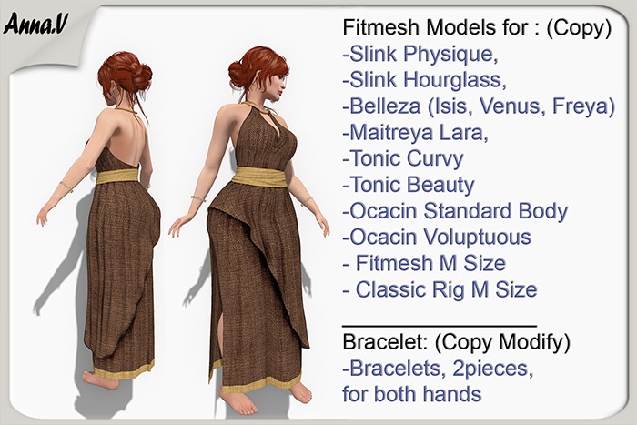 Anna.V _Greek dress Mrs. Klimin_05 _ Slink, Belleza, Maitreya, Tonic, Ocacin,  Fitmesh, Classic