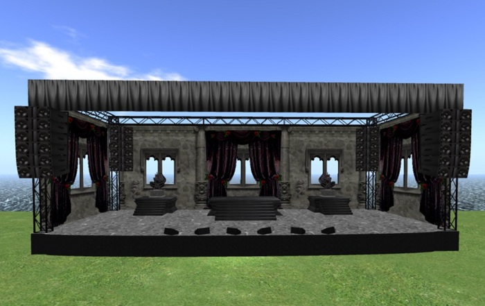 Gargoyle Castle Goth Stage