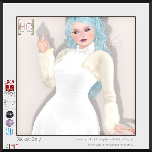 [HC] Ettie Cream Bolero Jacket for Slink (inc. Petite), Belleza, Maitreya, eBody, Signature & Tonic