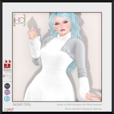 [HC] Ettie Silver Bolero Jacket for Slink (inc. Petite), Belleza, Maitreya, eBody, Signature & Tonic