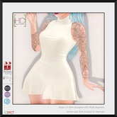 [HC] Ettie Cream Mini Dress for Slink (inc. Petite), Belleza, Maitreya, eBody, Signature & Tonic